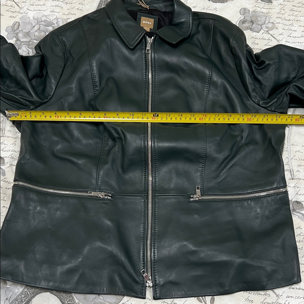 🔥LAST ONE!!!🔥BOSS Salomea Leather Jacket - Picture 16 of 16